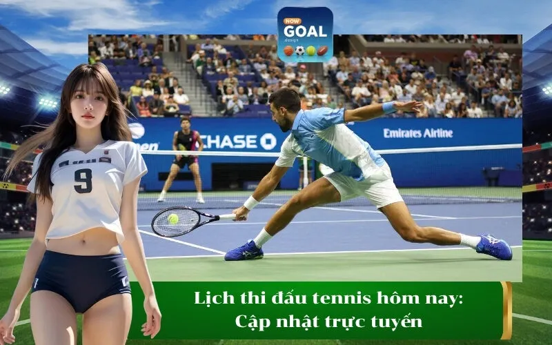 Lịch thi đấu tennis hôm nay Cập nhật trực tuyến